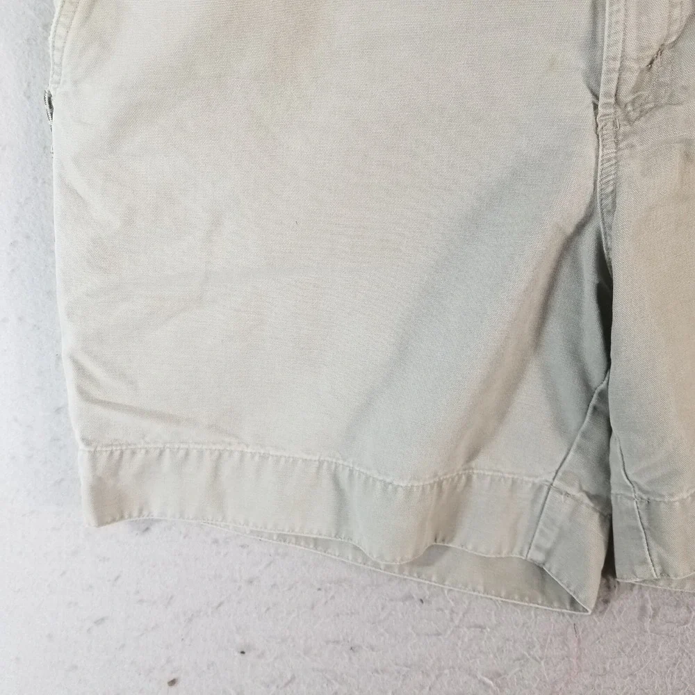 Columbia shorts‎ men's 38 x 7 khaki green cotton outdoor hiking Marine flawed
